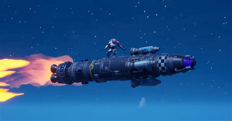 Concept for a rideable rocket glider for "The Seven" set : FortNiteBR