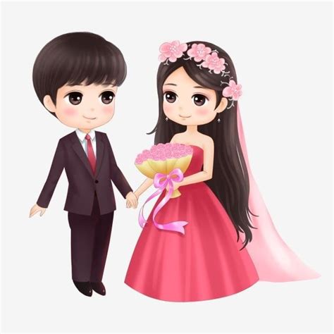 Wedding Comics PNG Transparent, Valentines Day Couple Cartoon Wedding Comics Couple Comics ...