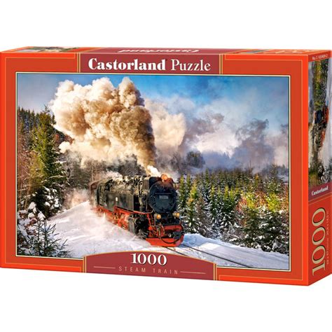 Steam Train 1000 Piece Jigsaw Puzzle - Castorland Puzzles | Maisonette