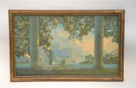 ORIGINAL MAXFIELD PARRISH "DAYBREAK" PRINT