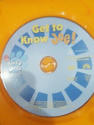 BLUE'S CLUES GET To Know Joe Rare Dvd Meet Joe, It's Joe Time Children's Tv Show EUR 45,62 ...