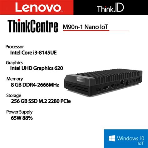 Jual Lenovo ThinkCentre M90n Nano i3-8145UE 8GB 256GB NVMe Win10 IoT | Shopee Indonesia