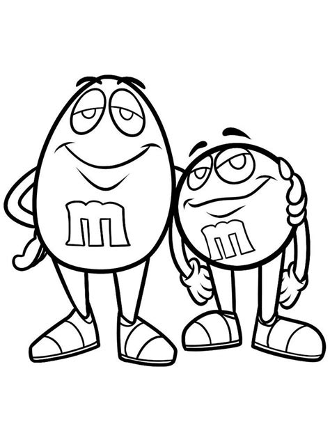 M&m coloring pages. Download and print M&m coloring pages | Coloring ...