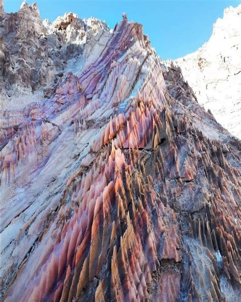 Salt Domes And Salt Glaciers of Zagros Mountains, Iran | Rock salt ...