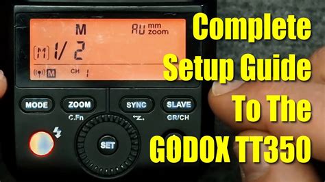 Godox TT350 Complete Setup Guide Tutorial ep.399 - YouTube