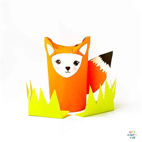 Toilet Paper Roll Fox Craft - Arty Crafty Kids