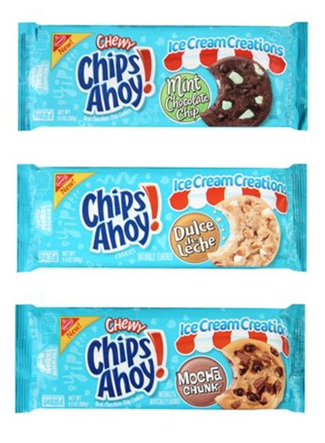 New Chips Ahoy - Ice Cream Flavored Cookies