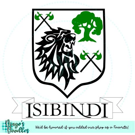 Isibindi House Crest PNG SVG Lion Tree Axe - Etsy Australia