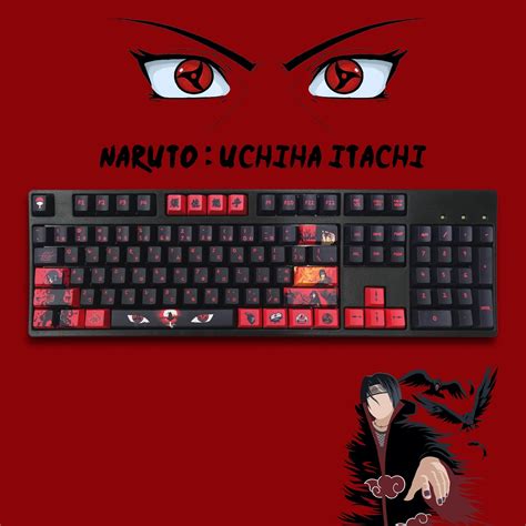 Naruto Keycaps Itachi Uchiha Anime Keycaps, 52% OFF