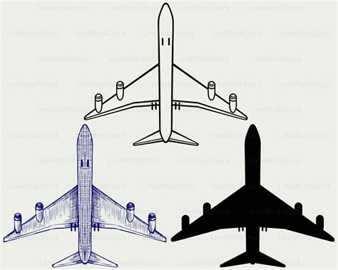 Airplane Svg/aircraft Clipart/airplane Svg/aircraft - Etsy