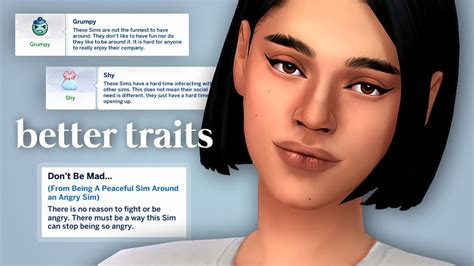 20+ Unique Traits to Define Your Sims Personality ── Sims 4 | Mod - YouTube