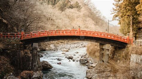 Shinkyo Bridge - Tochigi, Japan - February .14,2020 : Shinkyo Bridge in Nikko World Heritage ...