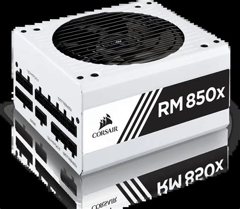 RMx White Series™ RM850x — 850 Watt 80 PLUS® Gold Certified Fully Modular PSU