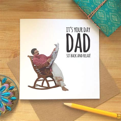 Indian Dad Card Funny Father's Day Card Desi Jokes | Etsy | Dad cards ...