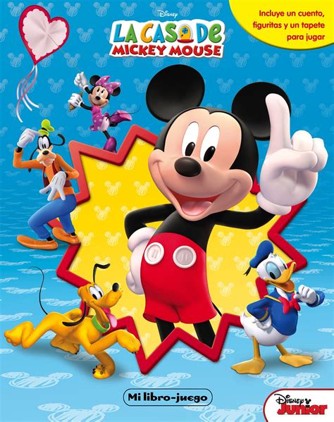 Buy La casa de Mickey Mouse. Libroaventuras: Incluye un cuento, figuritas y un tapete Online at ...