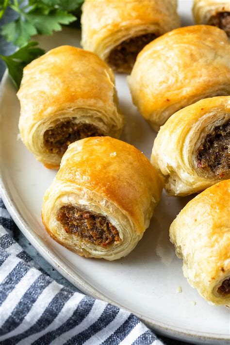 Puff Pastry Sausage Rolls (Dairy Free) - Simply Whisked