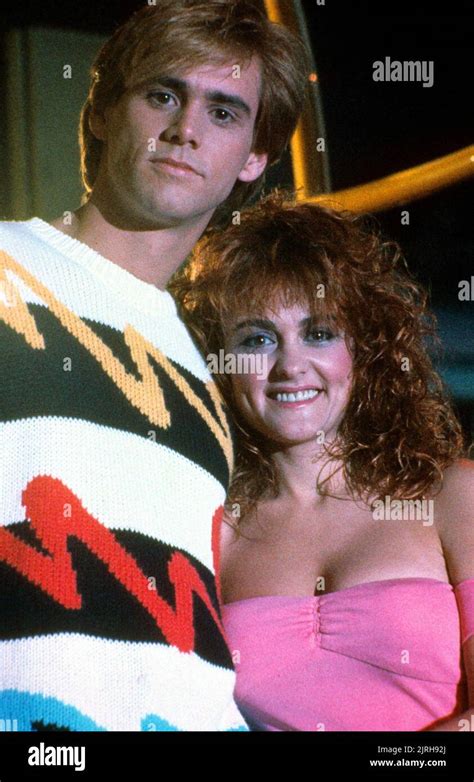 JIM CARREY, JULIE BROWN, EARTH GIRLS ARE EASY, 1988 Stock Photo - Alamy