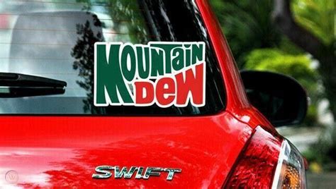 Mountain Dew Throwback Logo Sticker / Vinyl Decal | 10 Sizes ...