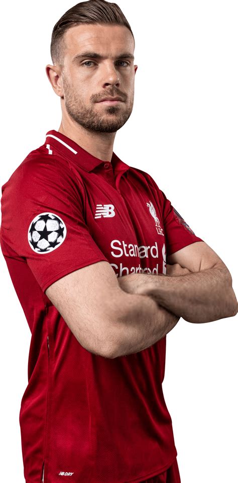 Jordan Henderson Liverpool football render - FootyRenders