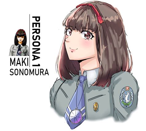 [OC] Maki Sonomura fanart : r/PERSoNA