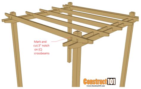 Simple DIY Pergola Plans | Free PDF Download - Construct101