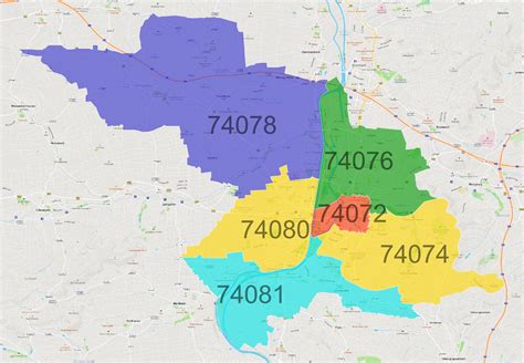 Heilbronn Postleitzahlen Karte - AtlasBig.com