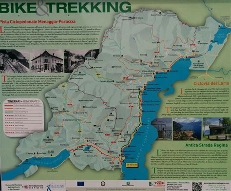 Bike Trekking in Varenna, Italy Trekking, Maps, Bike, Italy, Bicycle ...