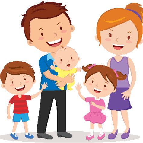 Free cartoon family transparent clipart clip art free large images Family Picture Clipart ...