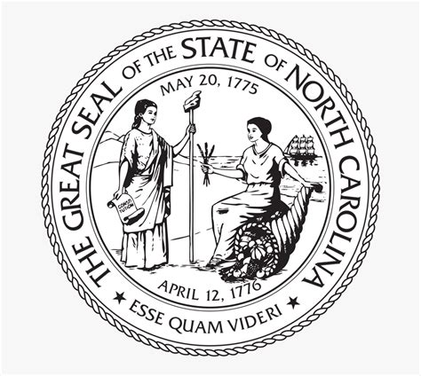 North Carolina State Seal, HD Png Download - kindpng