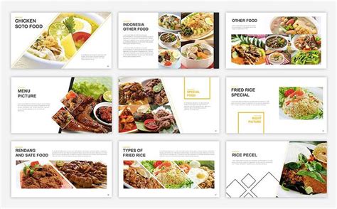 Food Presentation PowerPoint template - TemplateMonster | Food ...