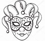 Venetian masks 10 Adult coloring pages – Artofit sketch template