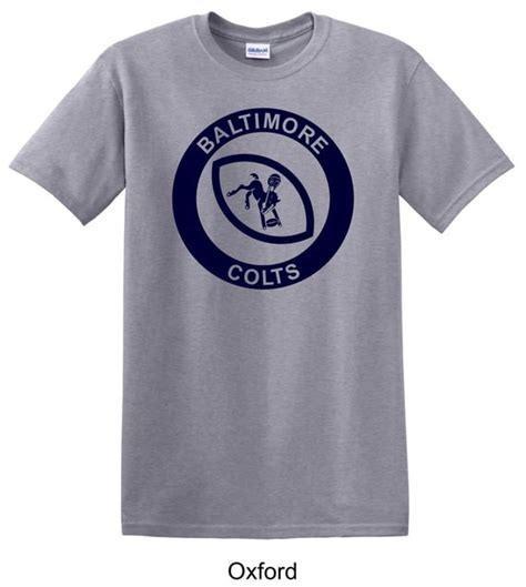 Baltimore Colts 1953 Logo MENS NFL Football Tee Shirt by TSTeesUSA