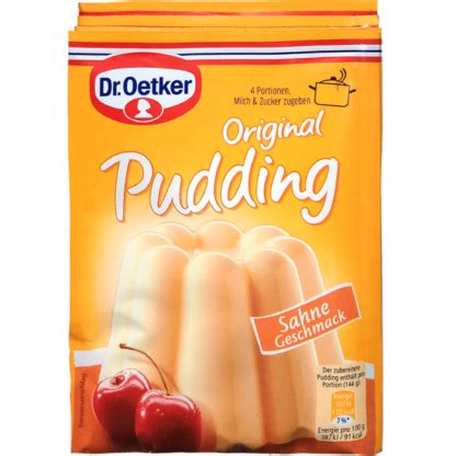 Dr. Oetker Original Pudding Mix - Cream Flavor 3-Pack