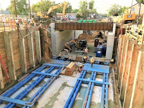 Box-Jacking Operation Moves Rail Underpass in a Weekend - Petrucco