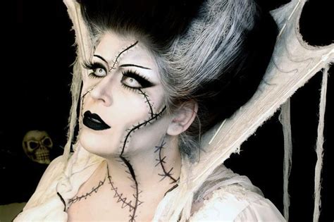 Bride of frankenstein makeup, Frankenstein makeup, Halloween costumes ...