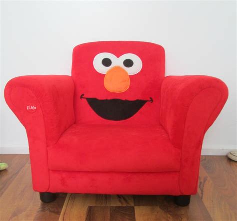 Delta Children Furniture For Kids Elmo Upholstered Chair Review | Emily Reviews