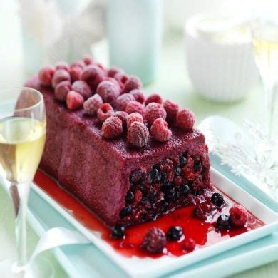 Summer Berry Pudding with Mascarpone Cream Fruit Ice Cream Recipe ...