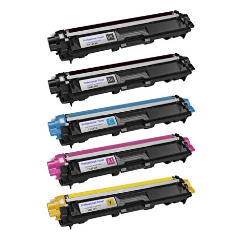 5PK TN221 K C Y M Color Toner cartridges Set For Brother MFC-9130CW MFC ...