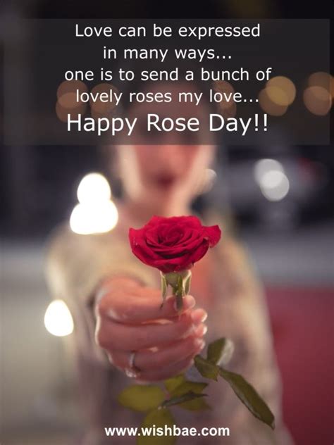 Happy Rose Day Wishes, Quotes, Messages & Images 2024 | Valentines day quotes for him, Happy ...