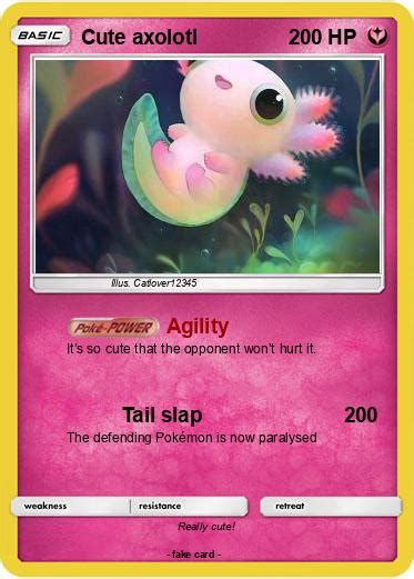 Pokémon Cute axolotl 8 8 - Agility - My Pokemon Card