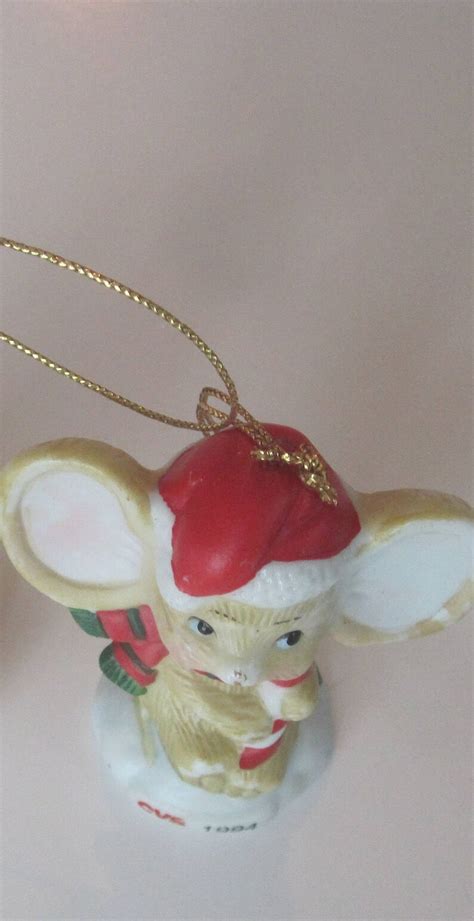 Christmas CVS Tree Ornaments, Ceramic CVS Traditions Limited Edition Christmas Ornaments, Mouse ...