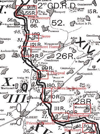 Trenches on the Web - Map Room: The Somme, 1-Jul-1916