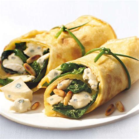 Spinach CAMBOZOLA wraps