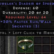 Selling Perfect Jeweller's Diadem Of Speed - Topic - d2jsp