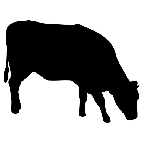 Cow Silhouette Free Stock Photo - Public Domain Pictures