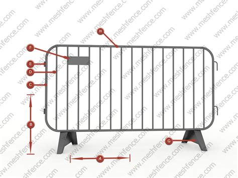 Crowd Control Barriers | Road barricade | meshfence.com