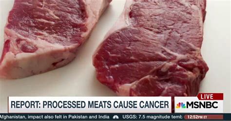 Report: Processed meats cause cancer