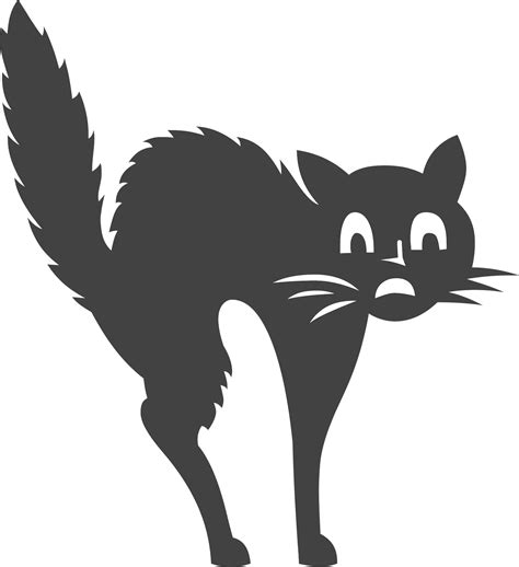 Frightened Cat Clipart Png