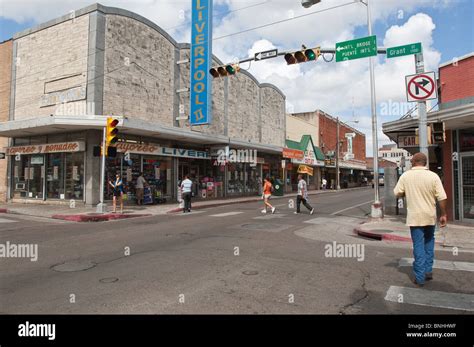 Texas, Laredo. Scenes of Old Historic District of Laredo Stock Photo ...