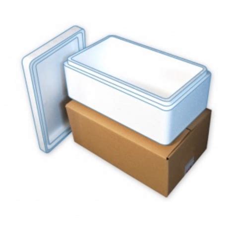 5KG POLYSTYRENE BOX – 7 LITRES EPS (400x300x95MM) – DRY ICE MAKERS